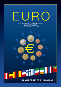 Eurokolikoiden keräilykansio -vanha